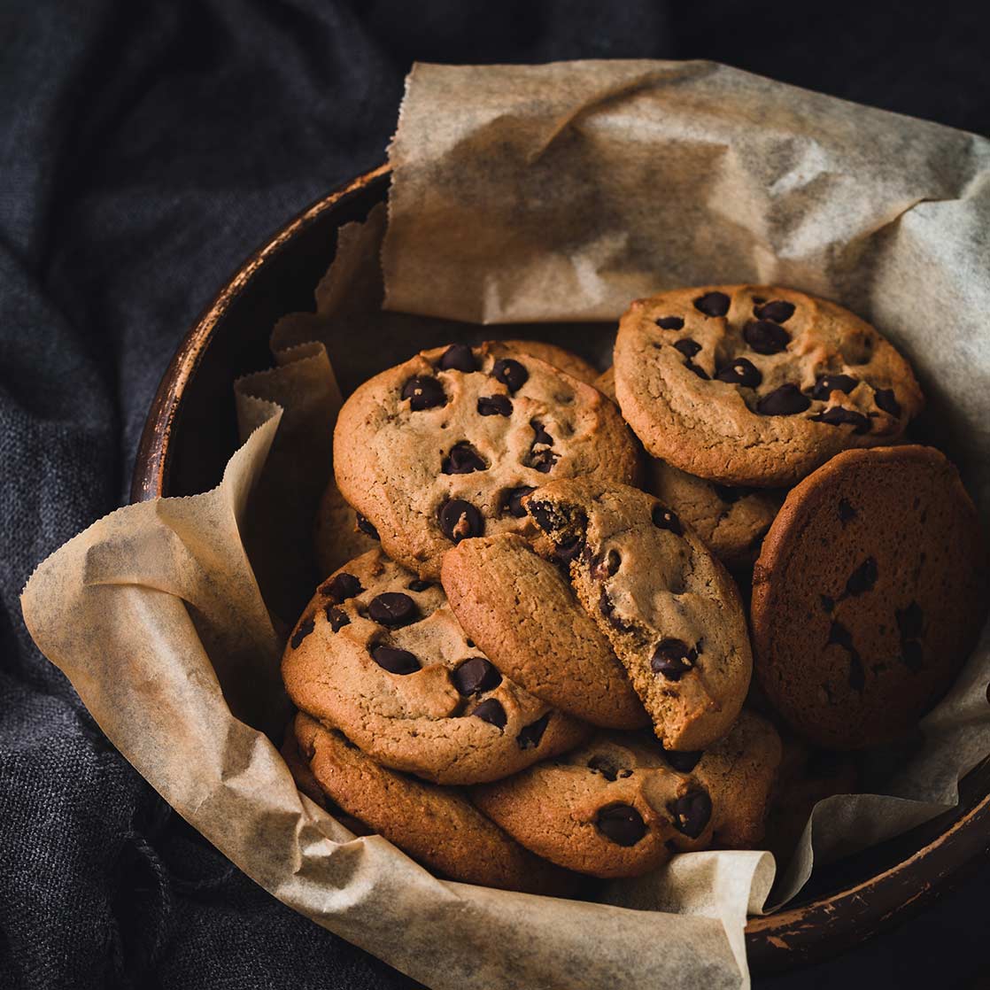 Chocolate Chip Cookie Basket cookies-pastry-right